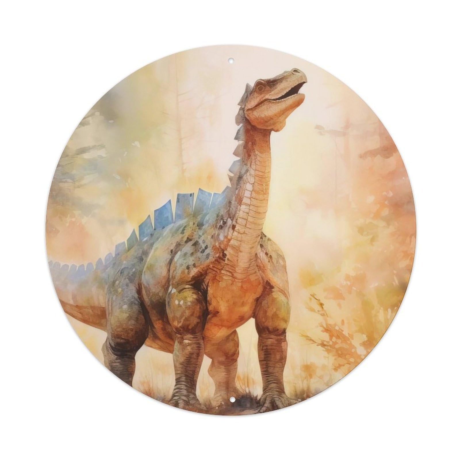 Dinosaur Armor Plating Prehistoric Dinosaurs Metal Tin Sign