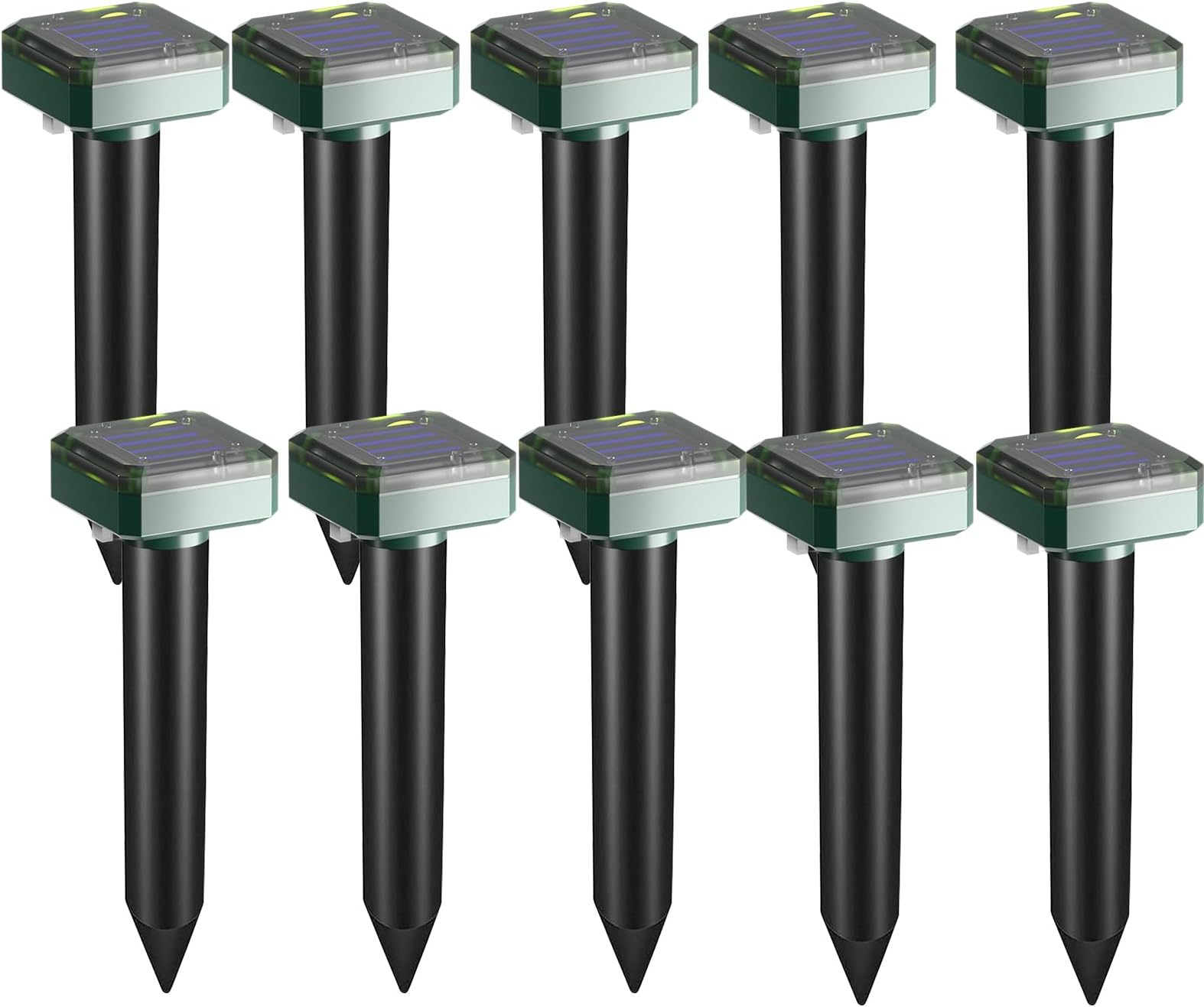 Amazon.com: Ultrasonic Mole Repellent Solar Powered Gopher Repellent ...