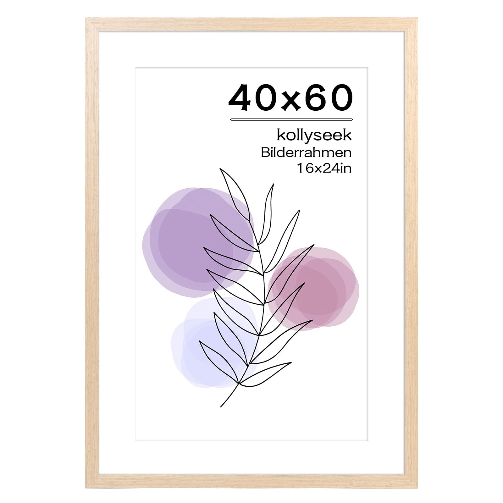 Cadre photo 40x60 bois de chêne pour protéger et encadrer de grands souvenirs