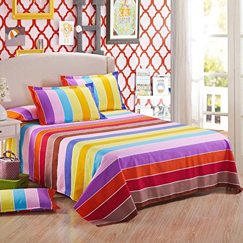 Parure lits simples et doubles cartoon feuilles imprimées 230cm - 2