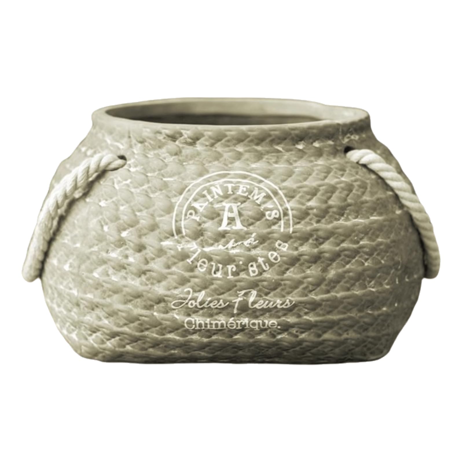 Succulent Pots Plant Stand Indoor Woven Pocket Pottery Flower Pot Flower Basket Garden Garden Decoration Flower Pots For Indoor Plants Pots For Plants Plant Stand Small Planters