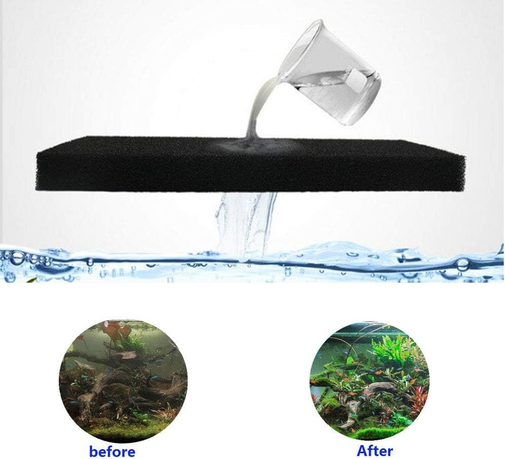 Nimizo Ohaha Black Biochemical Absorbent Sponge Filter 24.75" Long for Aquarium