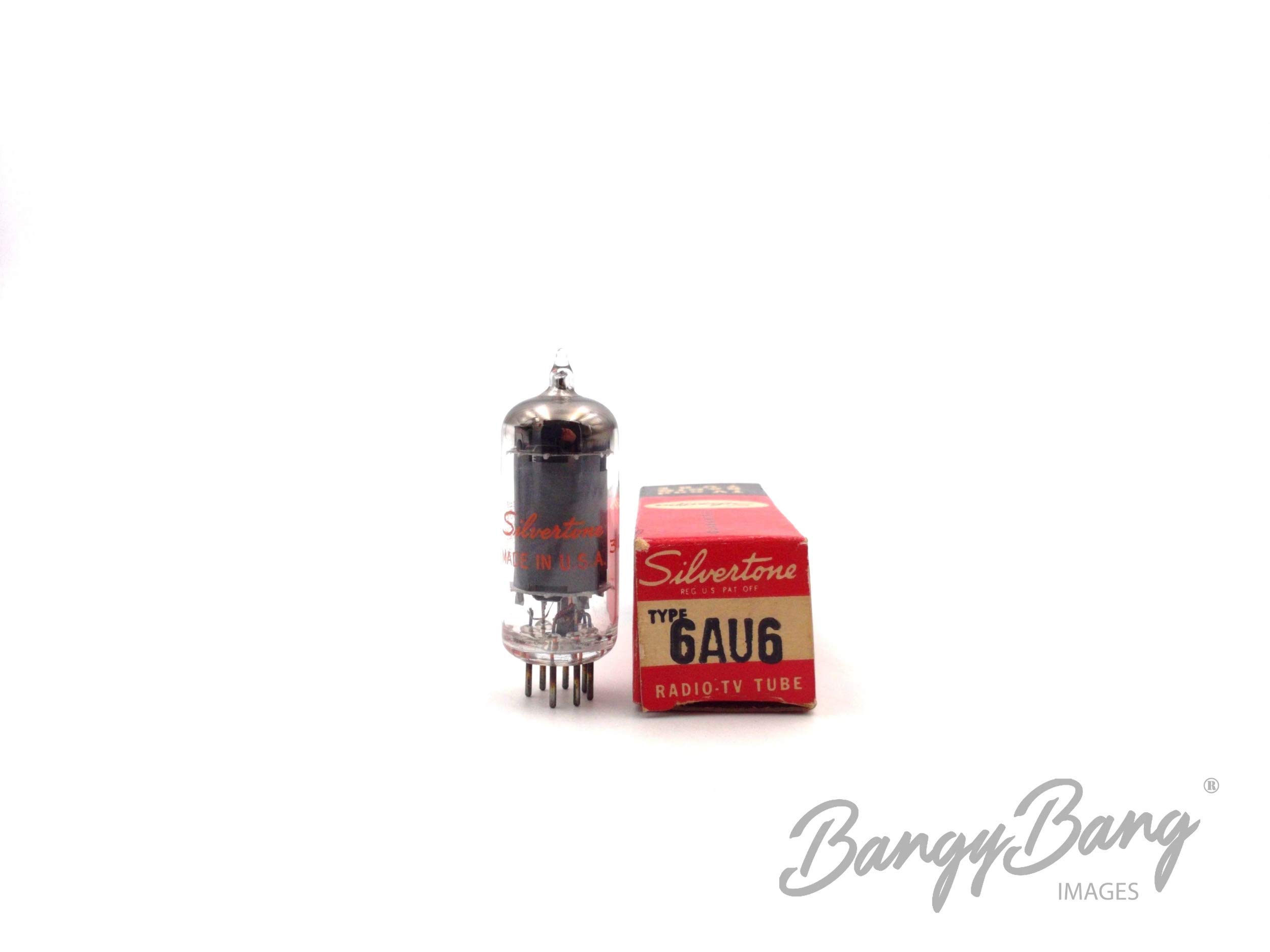 Vintage Silvertone 6AU6/EF94 Sharp Cut-off Pentode Radio Valve- BangyBang Tubes