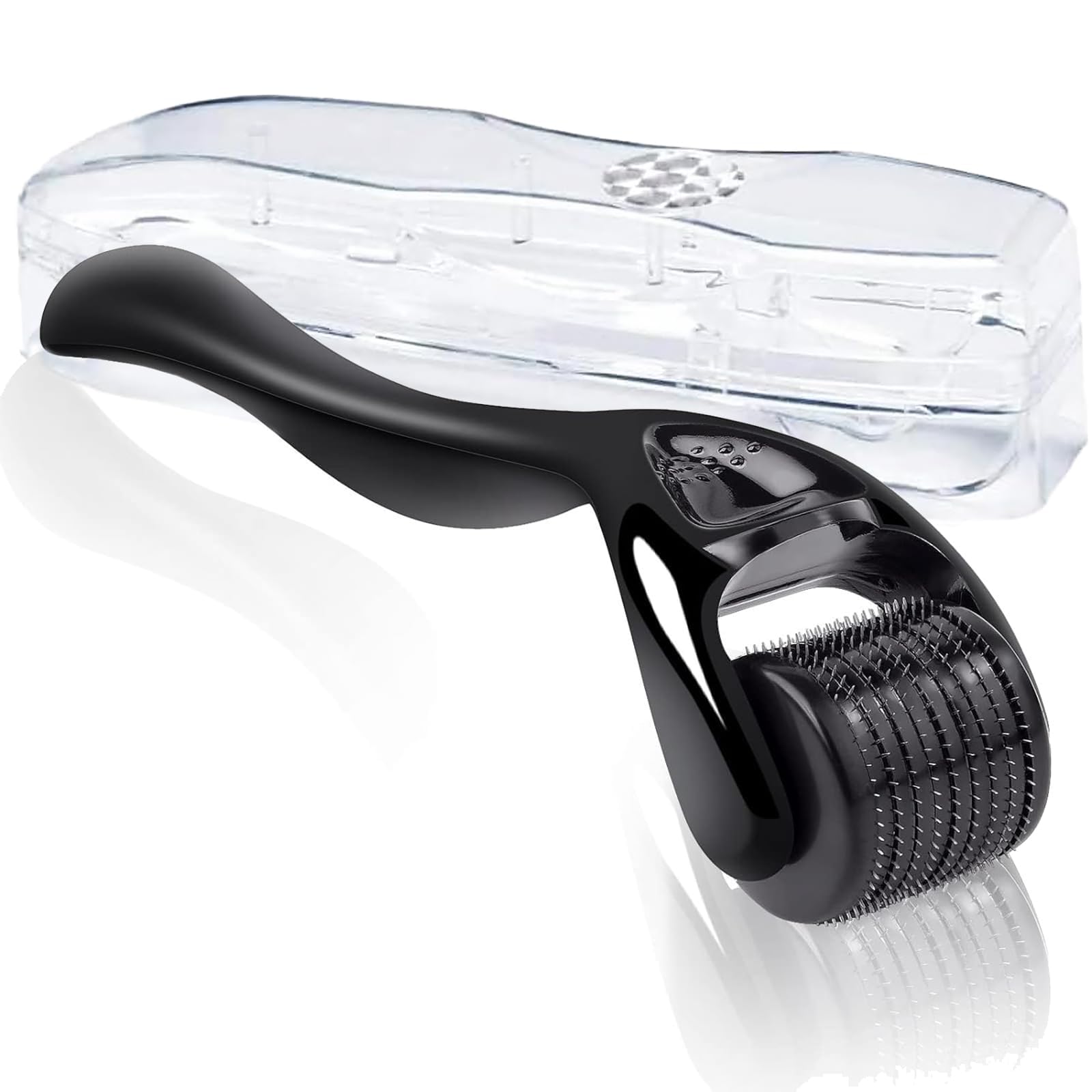 Derma roller 0,5 mm, wałek do pielęgnacji twarzy i ciała, mikroigłowy, dla mężczyzn i kobiet, do pielęgnacji włosów i twarzy