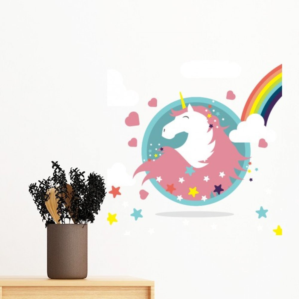 Sticker mural amovible sans trace pour rénover une chambre d'enfant