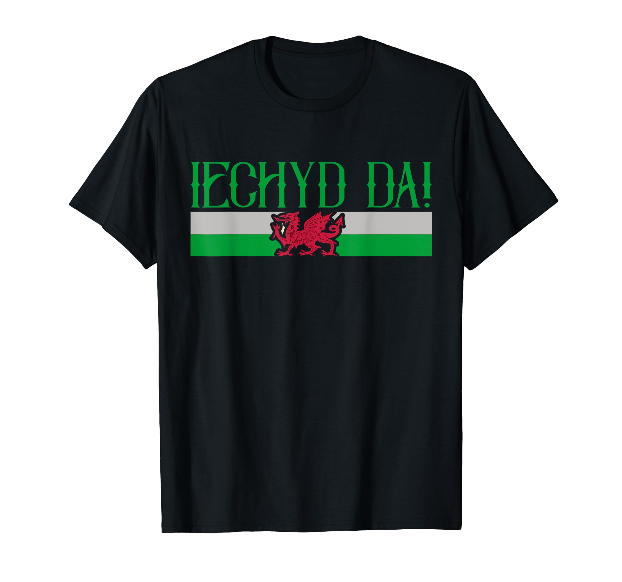Iechyd da! Wales Gaelic welsh flag WalesT-Shirt