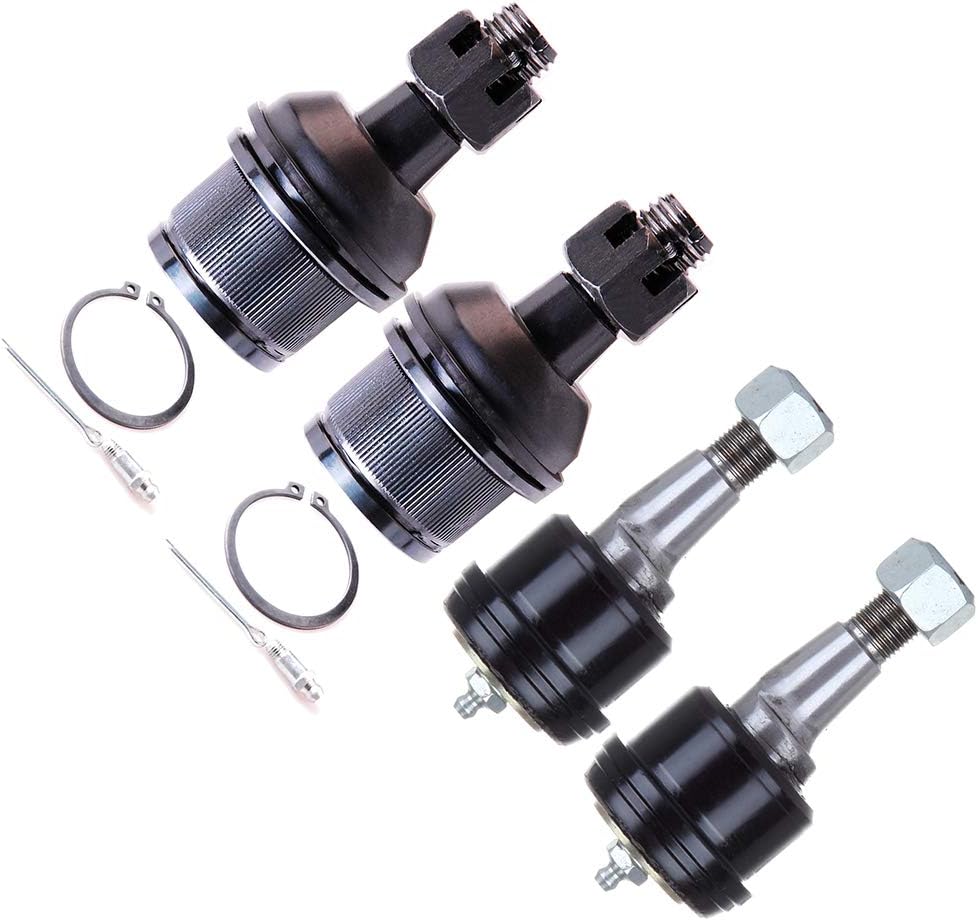 SCITOO 4pcs 4WD Front Suspension Kit Lower Upper Ball Joints Fit 2003-2010 For Dodge Ram 2500 4WD For Dodge Ram 3500 4WD