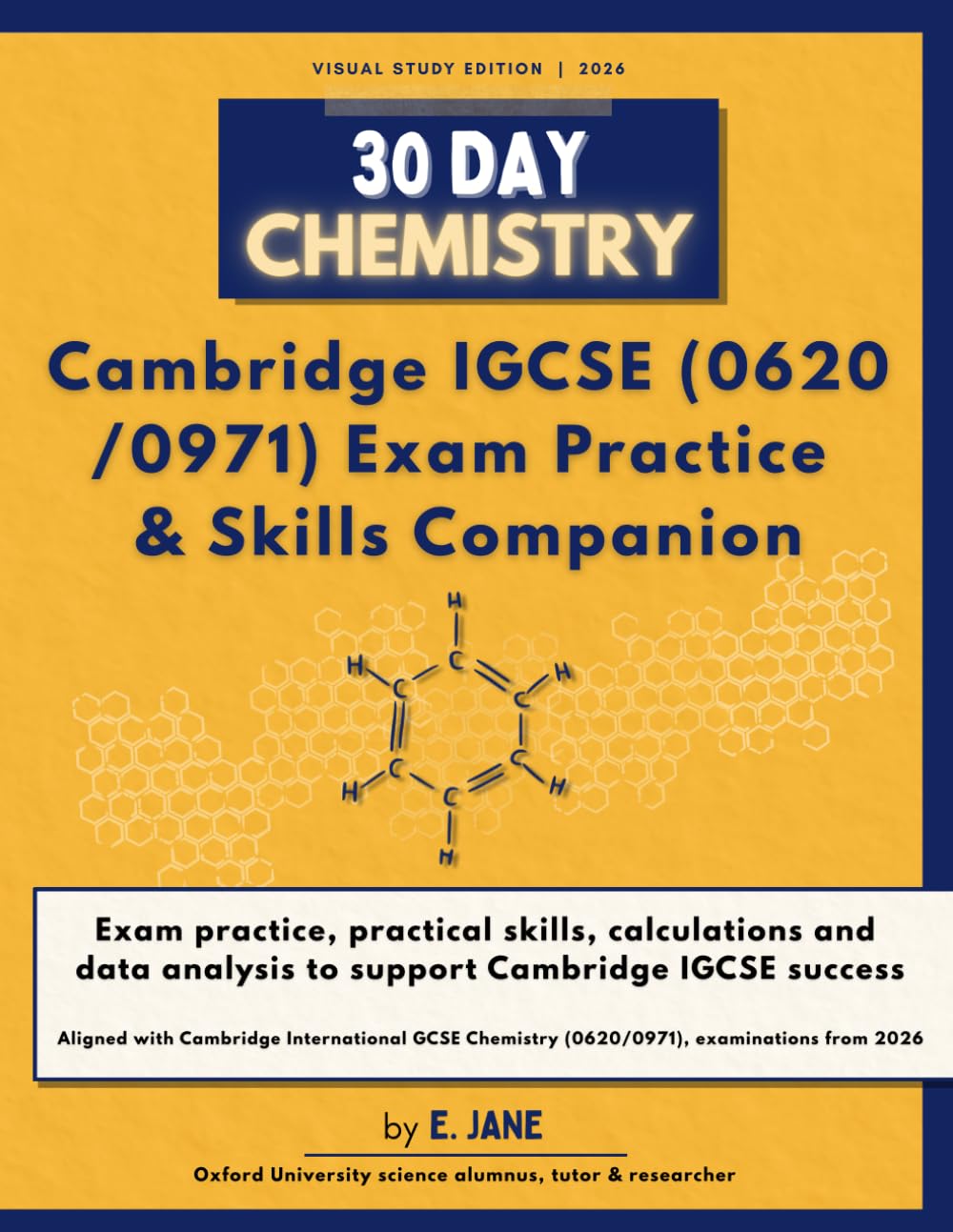 30 Day Chemistry: Cambridge IGCSE Chemistry (0620/0971) Exam Practice & Skills Companion: Exam-style questions, compulsory practicals, calculations ... skills for Cambridge IGCSE Chemistry students