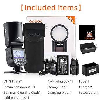 Amazon | 【Godox正規代理＆日本語取説書】GODOX V1-N ニコン用