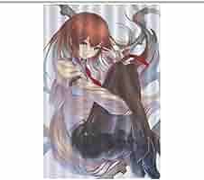 Amazon｜シャワーカーテン かわいい キャラクター柄 STEINS GATE