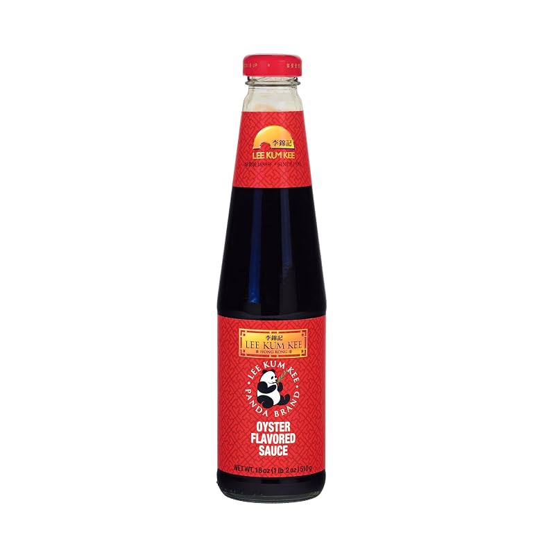 Lee Kum Kee Panda Brand Oyster Sauce for Cooking, Stir-Fries, Marinades, and Dipping Sauces | Oyster Sauce Bottle 18 oz 510g