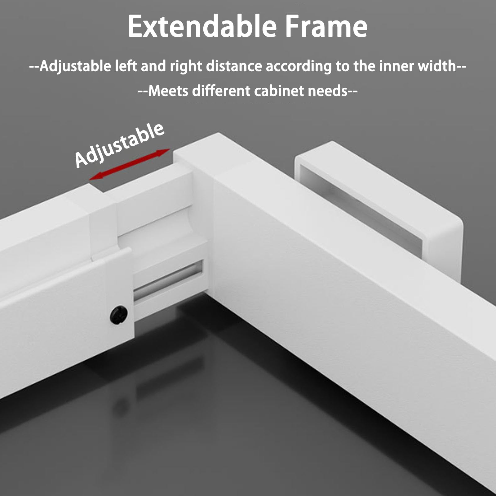 Appendiabiti regolabile estraibile, in lega di alluminio, capacità di carico 30 kg, soluzione di asciugatura salvaspazio, adatta per armadio di larghezza 66-71 cm, design facile da aprire