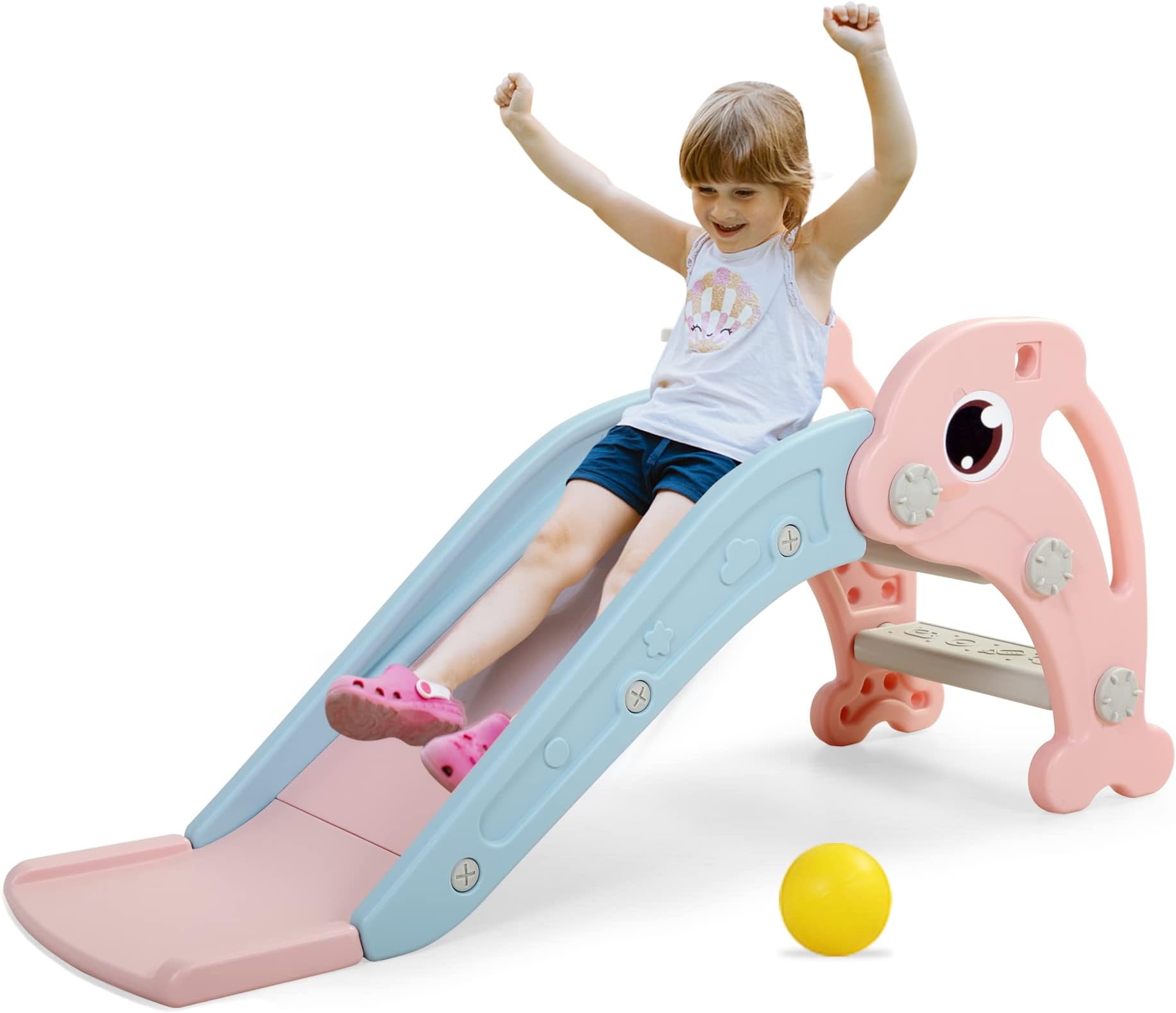 67i Toddler Slide 4 in 1 Kids Slide Slide for Toddlers