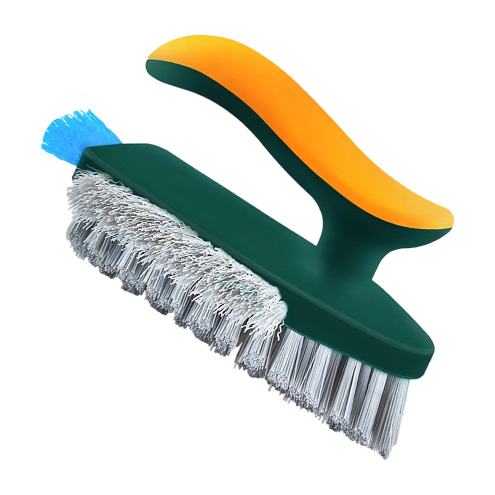 Multi-Surface V-Bristle Scrubber with Flexible 90° Design, Efficient for Shower Corners & Kitchen Tiles V Shape Bristles Scrub Brush
