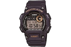 Casio Men's W735H-2AVCF Super Illuminator with Powerful Vibrating Alarm