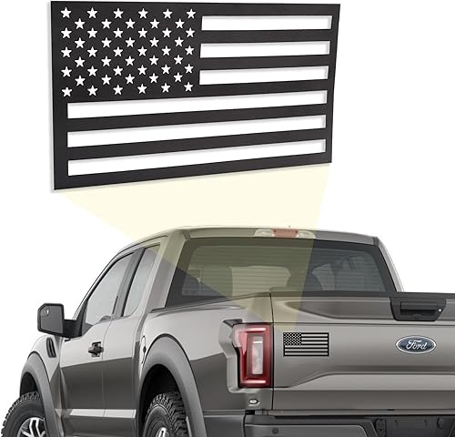 GRITKULTURE Bandera estadounidense de corte perfecto súper imán para camiones, automóviles y automóviles con 50 estrellas