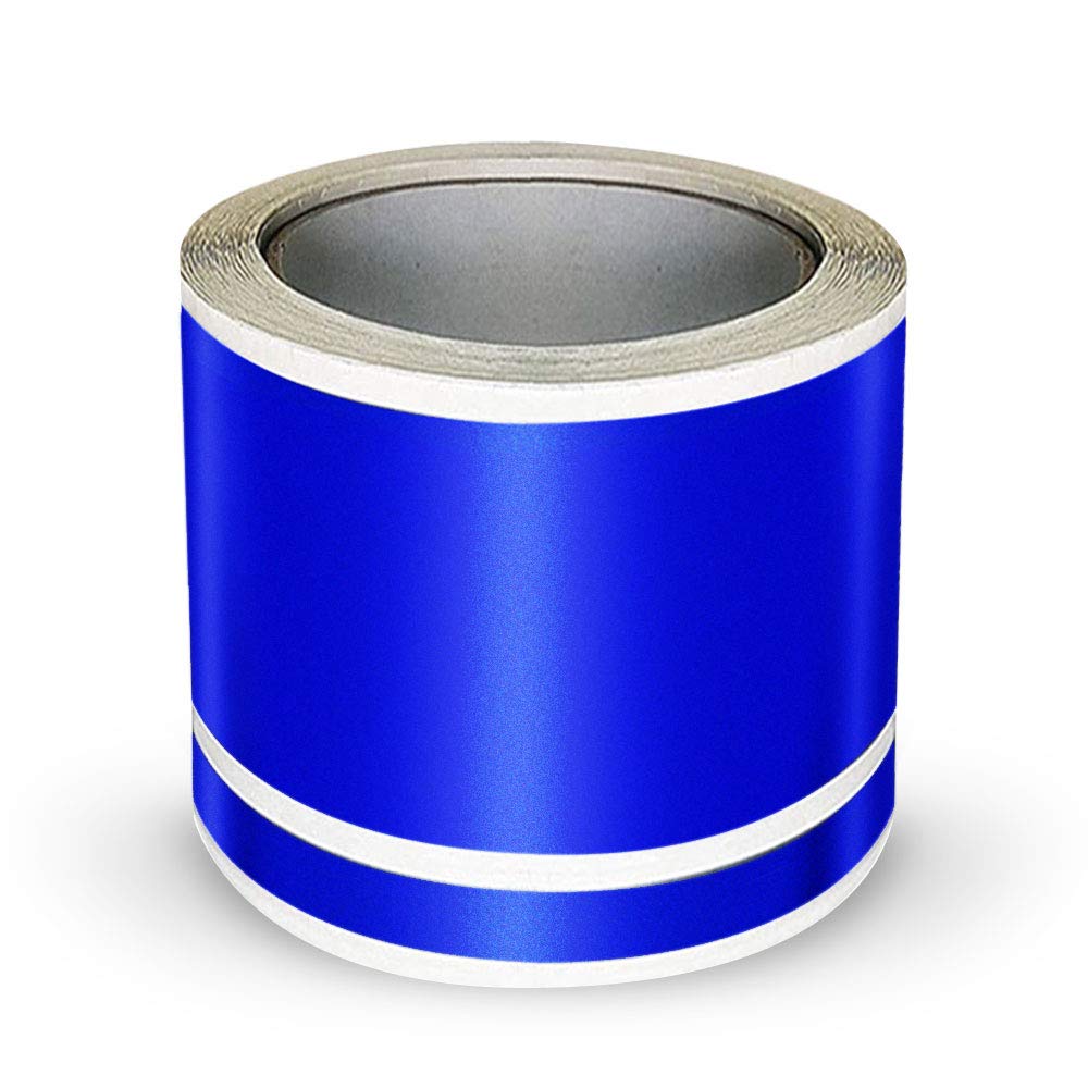 Quattroerre Racing Double Maxi Stripes, Blue, 120 mm x 5 mt