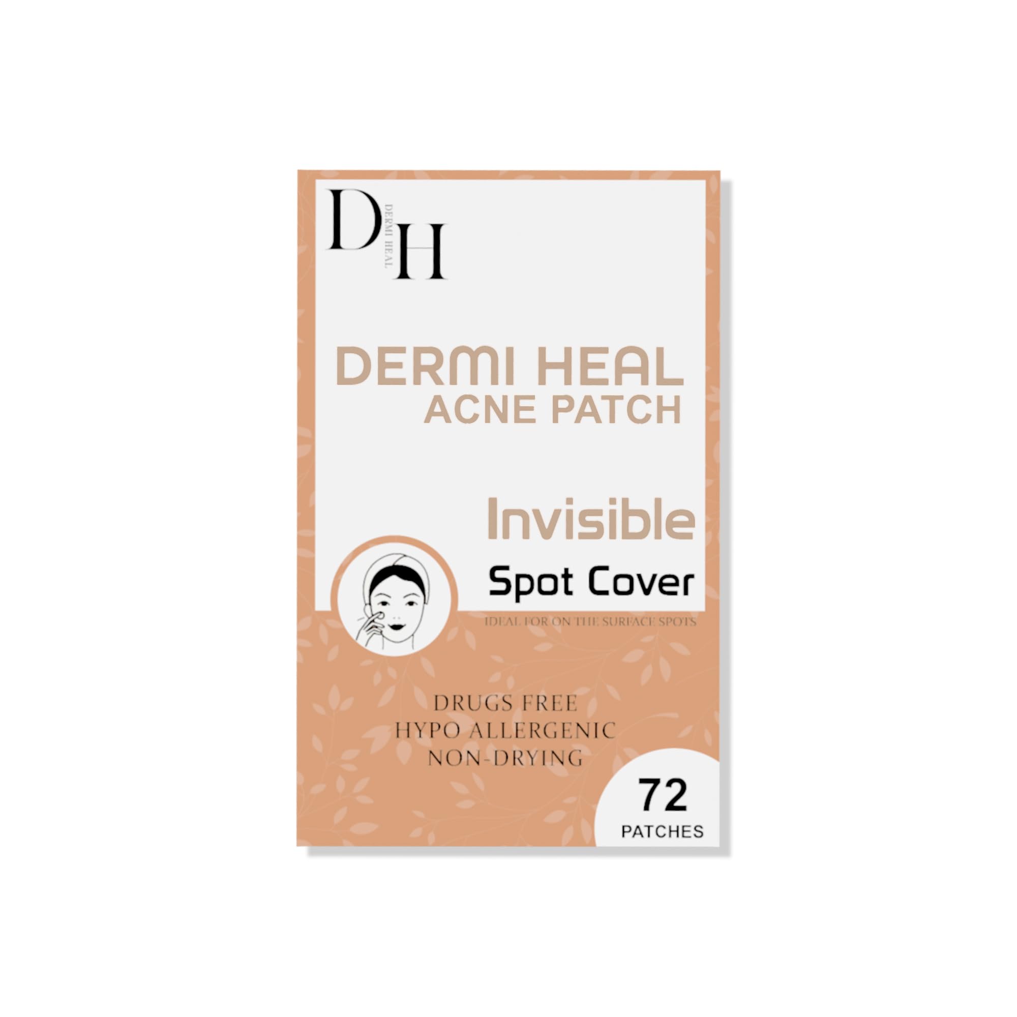 Acne Patch Hydrocolloid Acne Pimple Patch for Face Blemish Zit 72 count