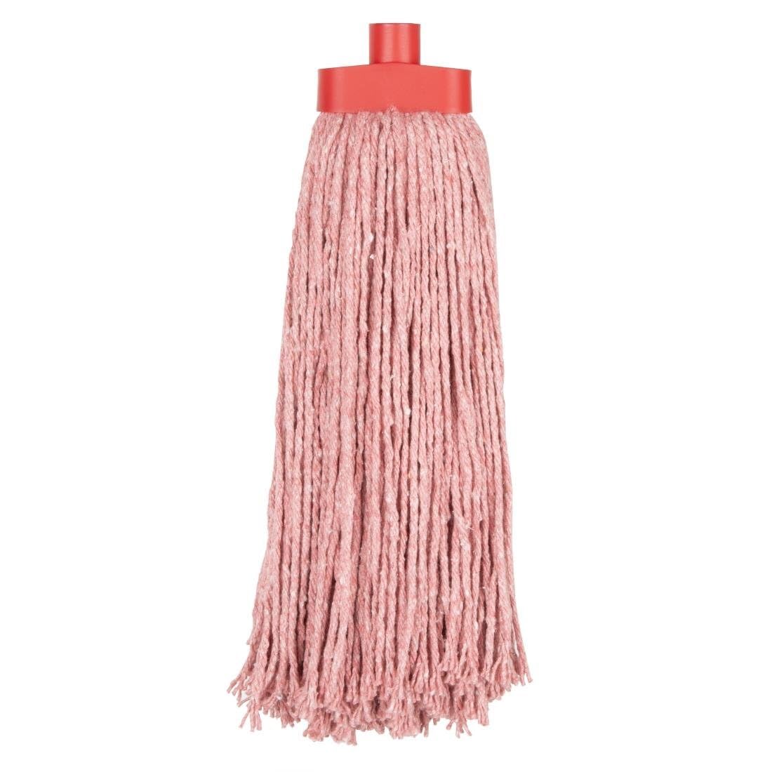 Jantex Heavy Duty Polyester Kentucky Mop Head 330mm 450g, Red