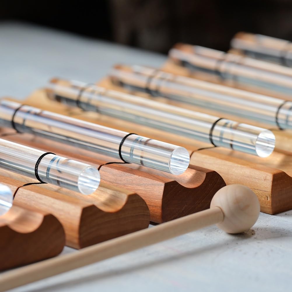 XBTGS Crystal Solo, suoneria manuale musicale, strumento a percussione per yoga, meditazione e consapevolezza, 440H-B7
