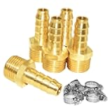 JoyTube 5 Pcs Hose Barb Fittings 3/8