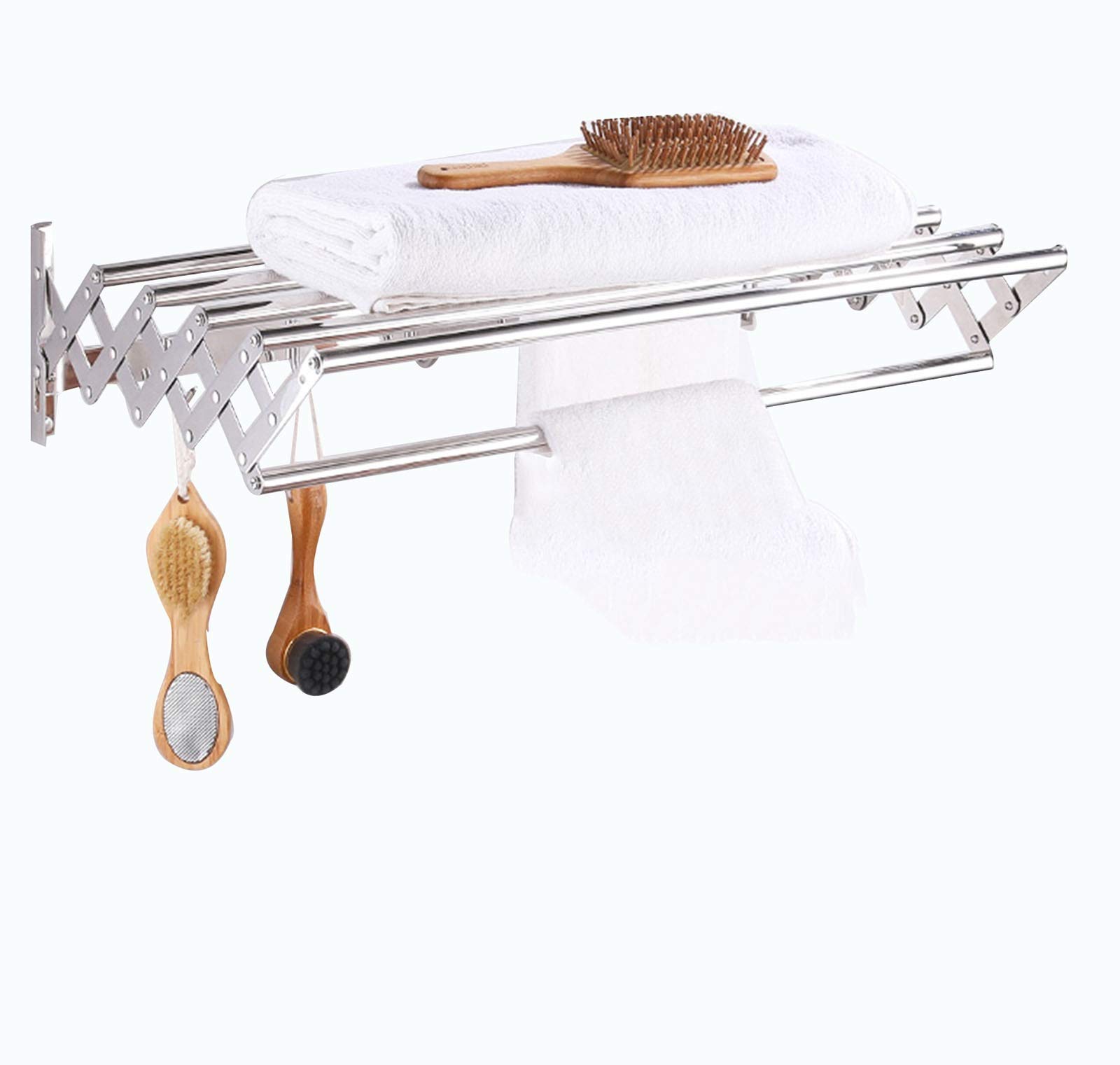 GLETSF Towel Rail Bathroom Storage Towel Rack Tea Bathroom Storage Towel Racks Over The Door Towel Rail Bathroom Storage Towel Rack Expandable&Double Bathroom Storage