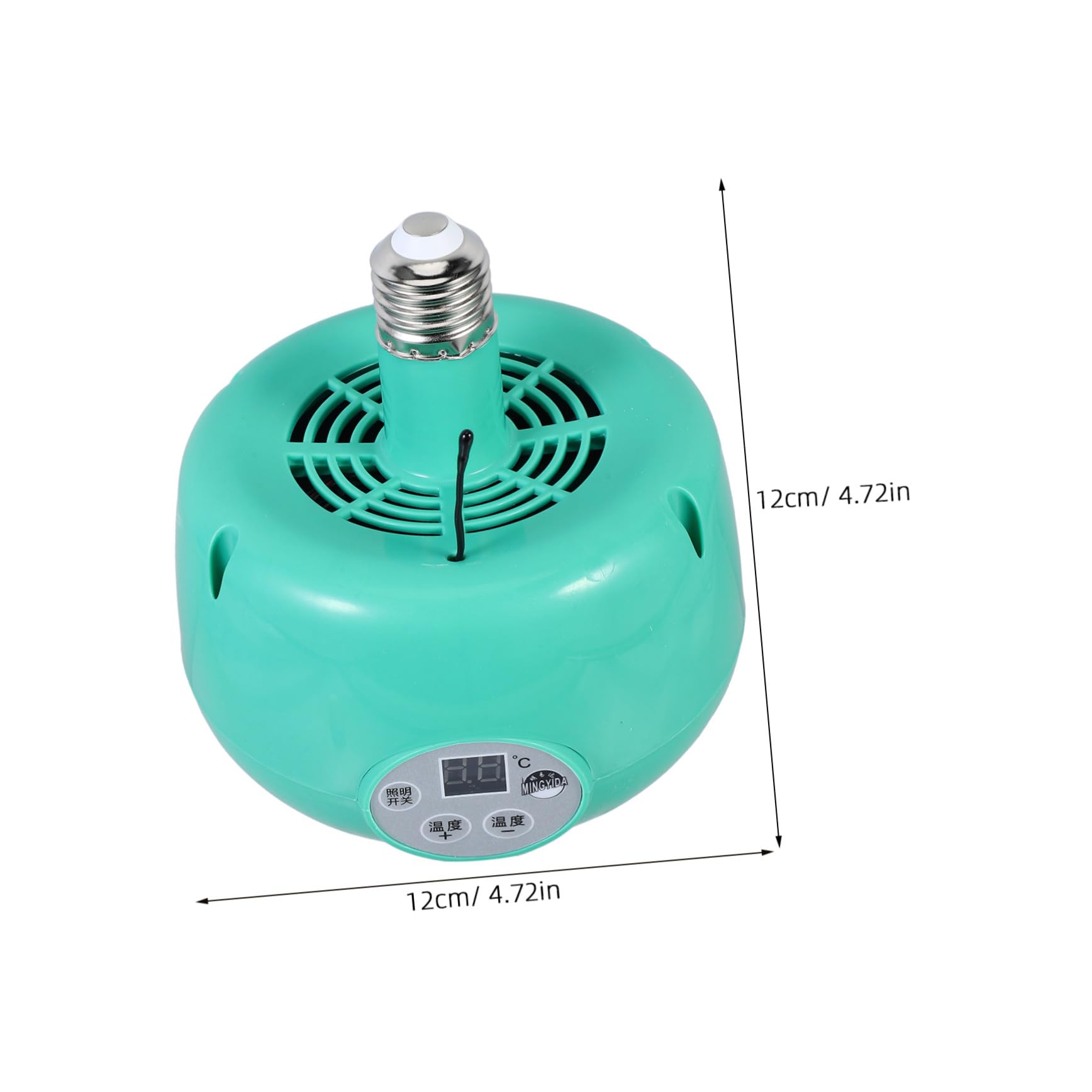Lampada Riscaldante per Rettili e Roditori Controllo Temperatura, Alta Efficienza Termica, Materiale Plastico e Metallo, Sicura e Durevole per Allevamento