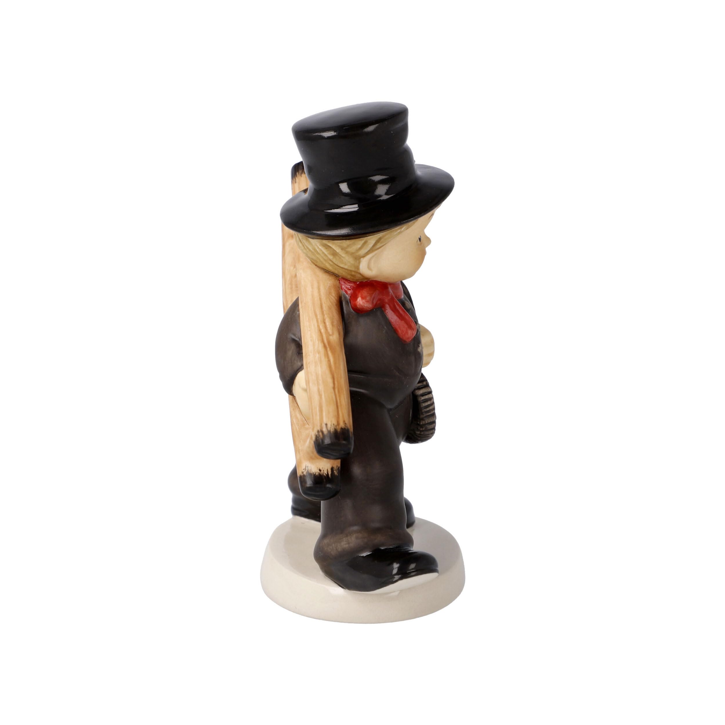 Goebel Glücksbringer Sammlerfigur Schornstornfeger mit Kleeblatt aus Porzellan, 10-638-36-1