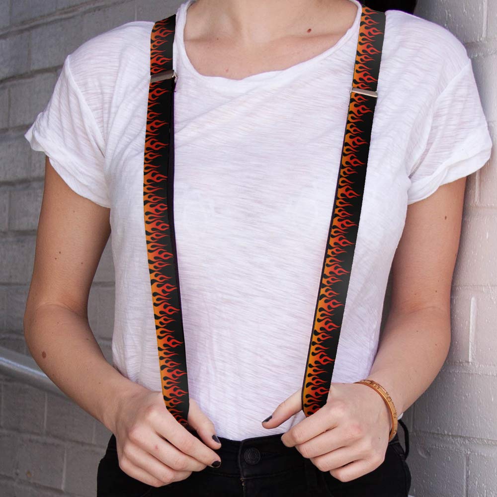 Buckle-Down Suspender - Flames