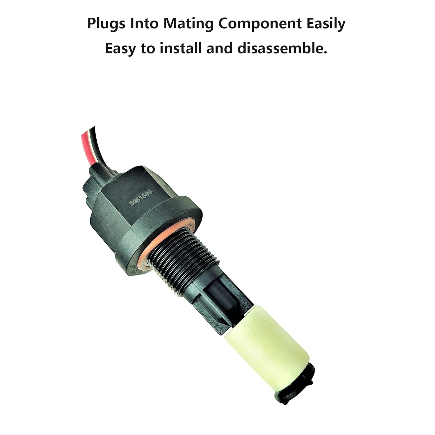 5461598 5461600 Water Level Monitoring Sensor Coolant Level Sensor 707665AT Fits Cummins EPA13 8.9L ISC ISL 4B3.9 B4.5 6B5.9 B6.7 Various Engine