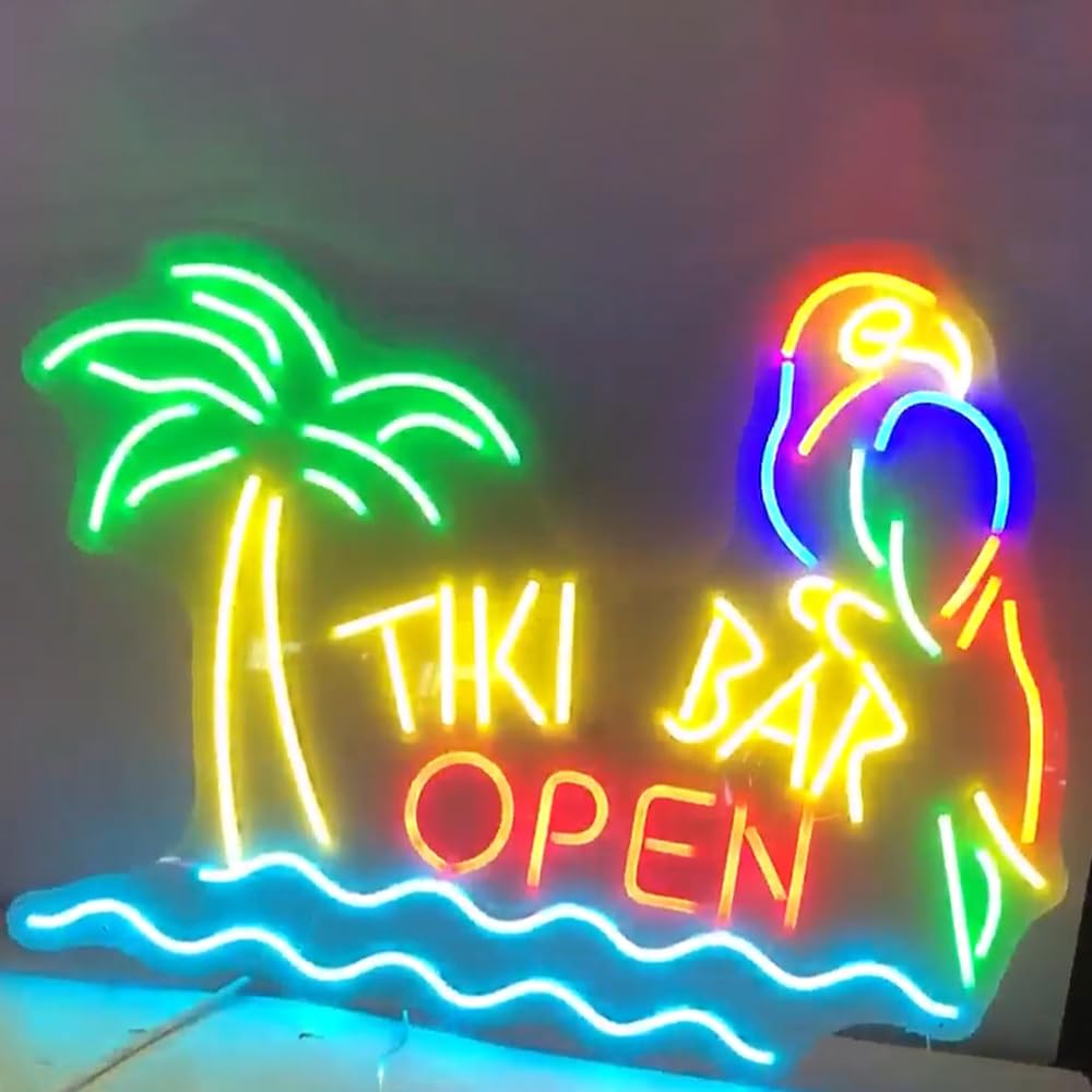 LED signe barre enseignes au néon boissons lumières LED Tiki Bar mur décoratif lampes de nuit décoration de fête lumière USB luminosité réglable