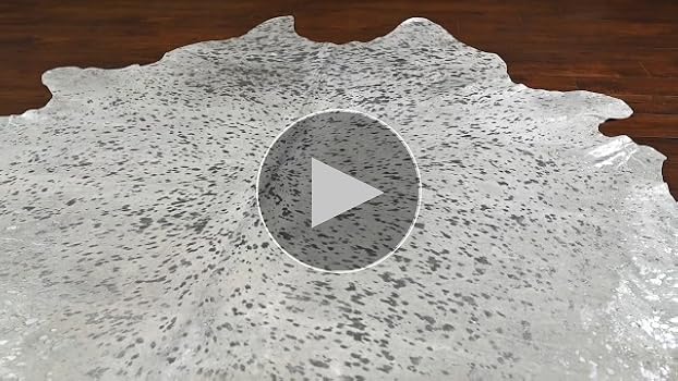 Amazon.com: Sunshine Cowhides 100% Genuine Metallic Silver