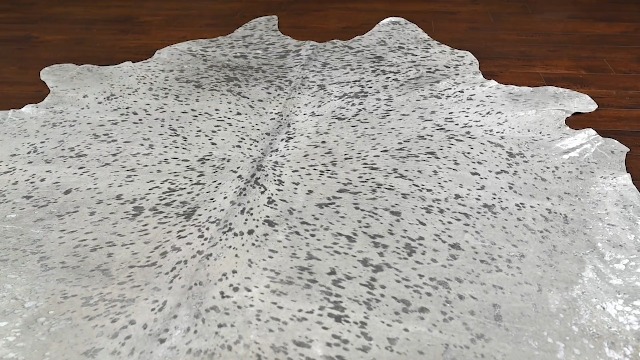 Amazon.com: Sunshine Cowhides 100% Genuine Metallic Silver