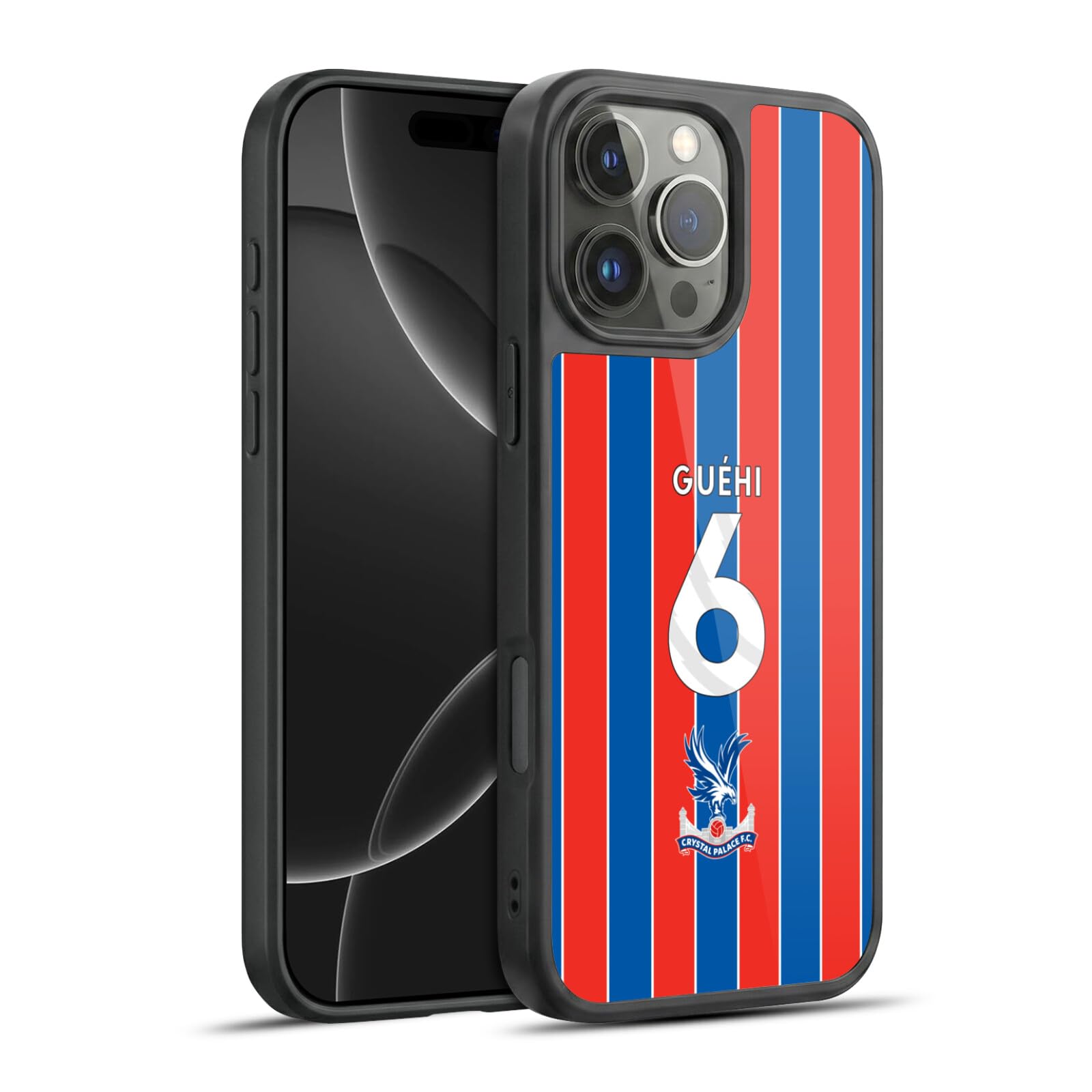 Coque foot iPhone 16 Pro Max maillot Crystal Palace pour supporter - 8