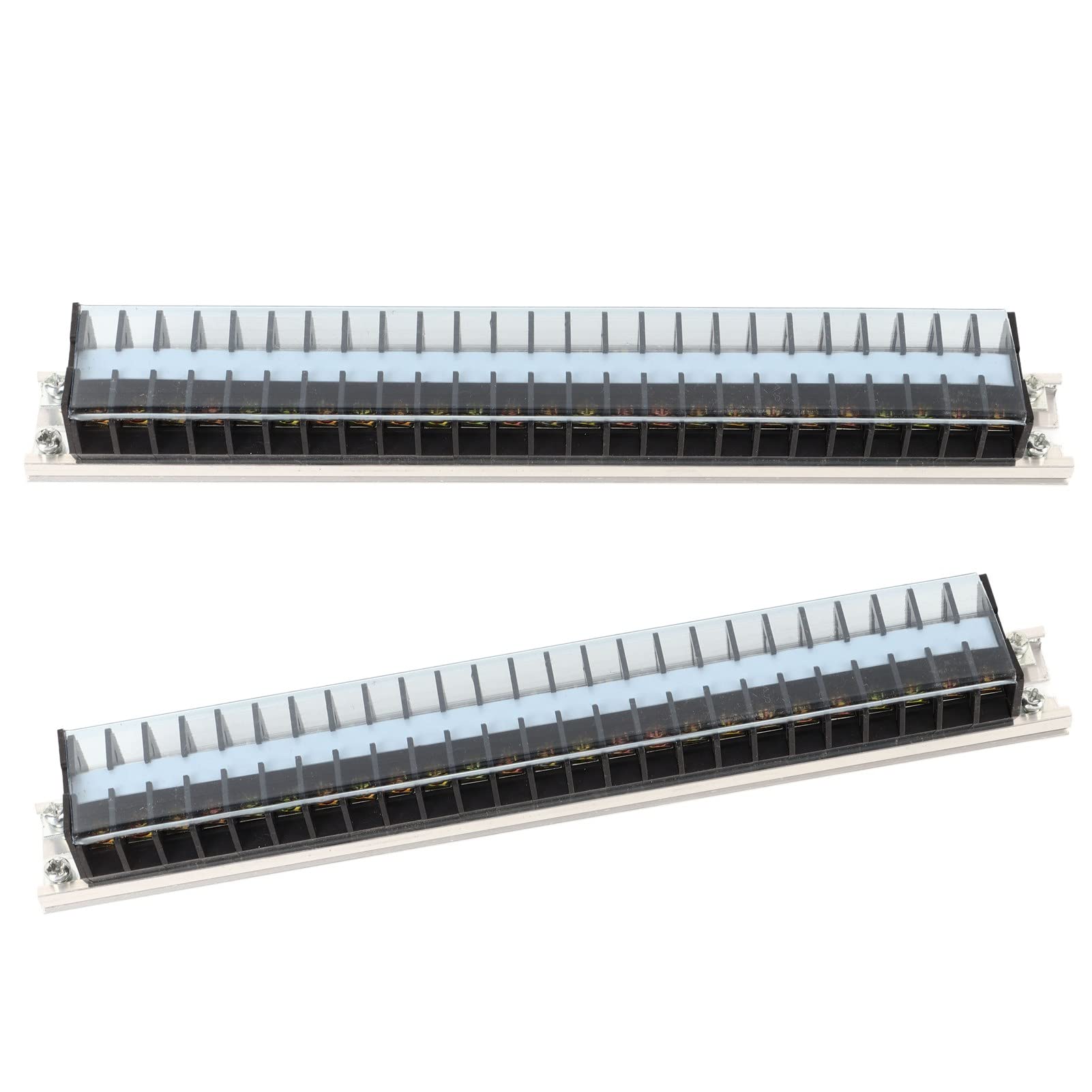 Ketsicart® Wire Barrier Block, Wire Terminal Block 660V 15A Universal 2PCS for Distribution System (T1525)