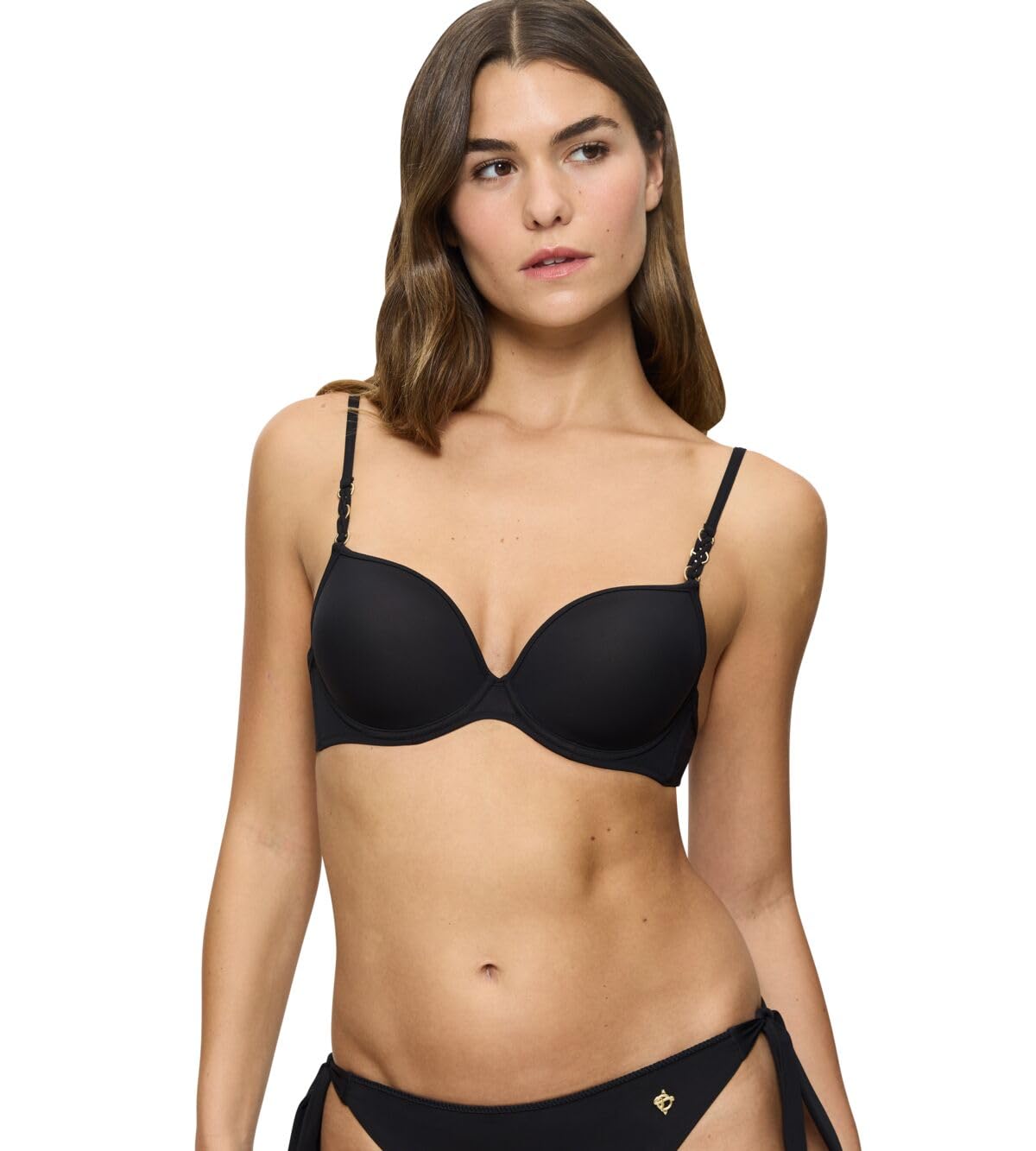 Triumph Women's Summer Twist WHU Bikini top, Black, 12