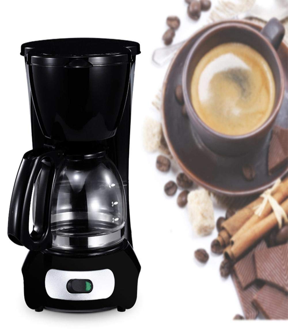 Máquina de café tipo goteo, máquina automática de conservación de calor para el hogar, operación simple con un botón, 600 ml de gran capacidad, máquina de café para beber té