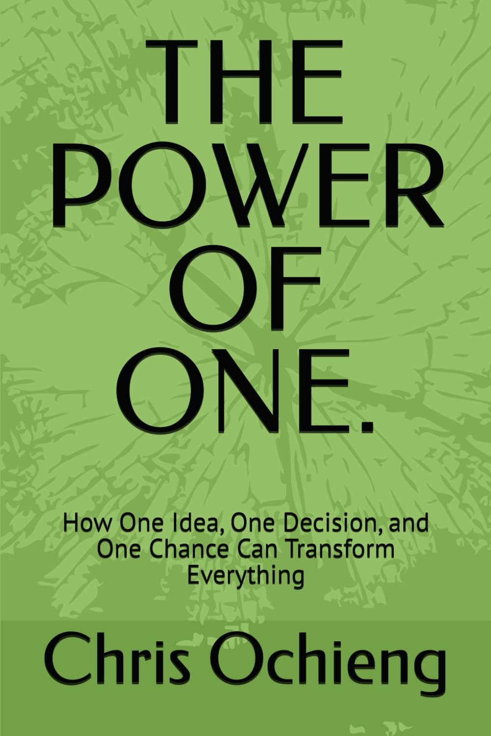 THE POWER OF ONE.: How One Idea, One Decision, and One Chance Can Transform Everything