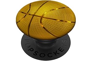 Golden Basketball PopGrips Standard PopGrip | PopSockets Grip & Stand for Phones & Tablets