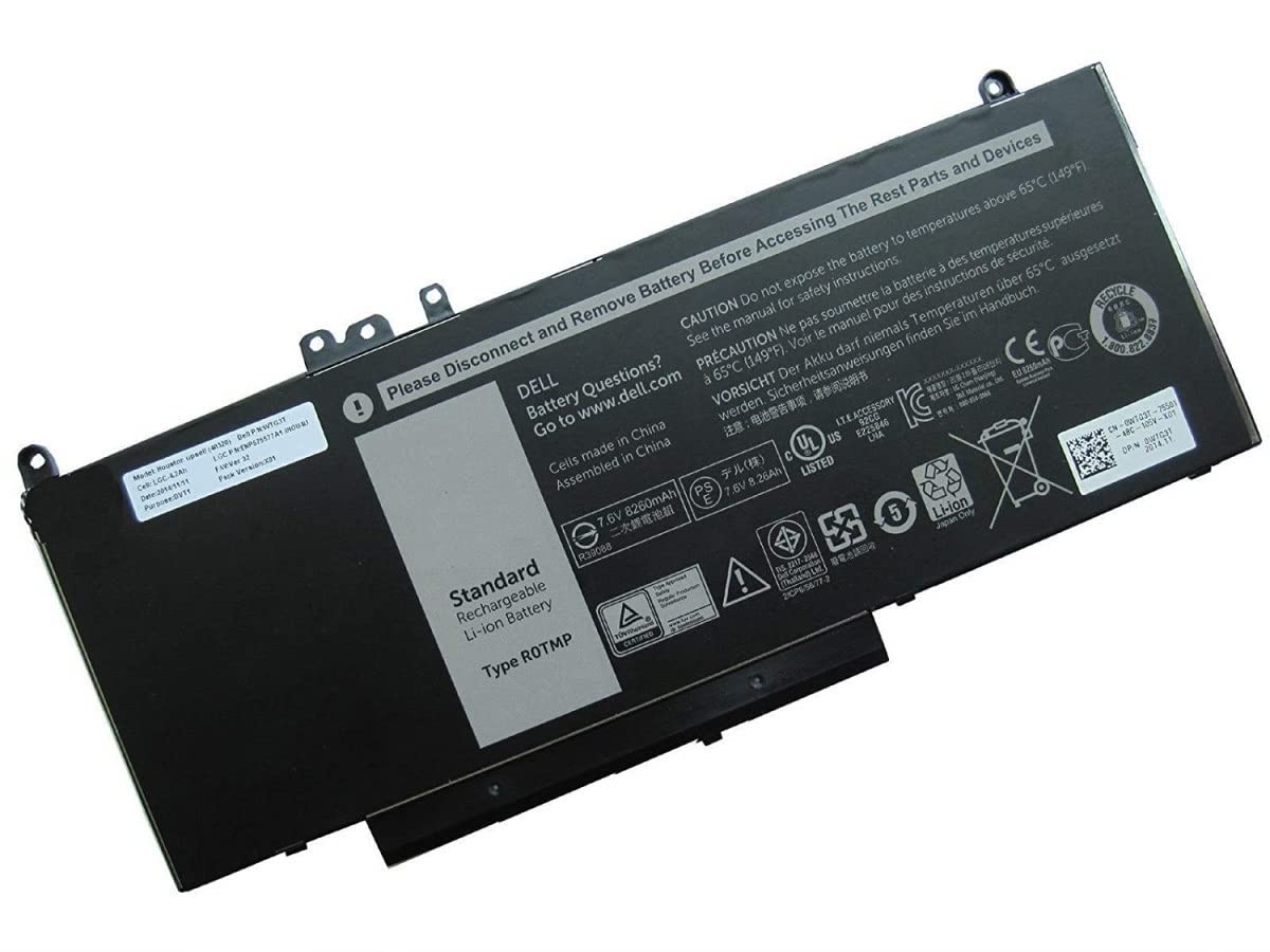 SellZone Laptop Battery for Del Latitude E5450, E5470, E5550, E5570 Laptops 4 Cell Battery