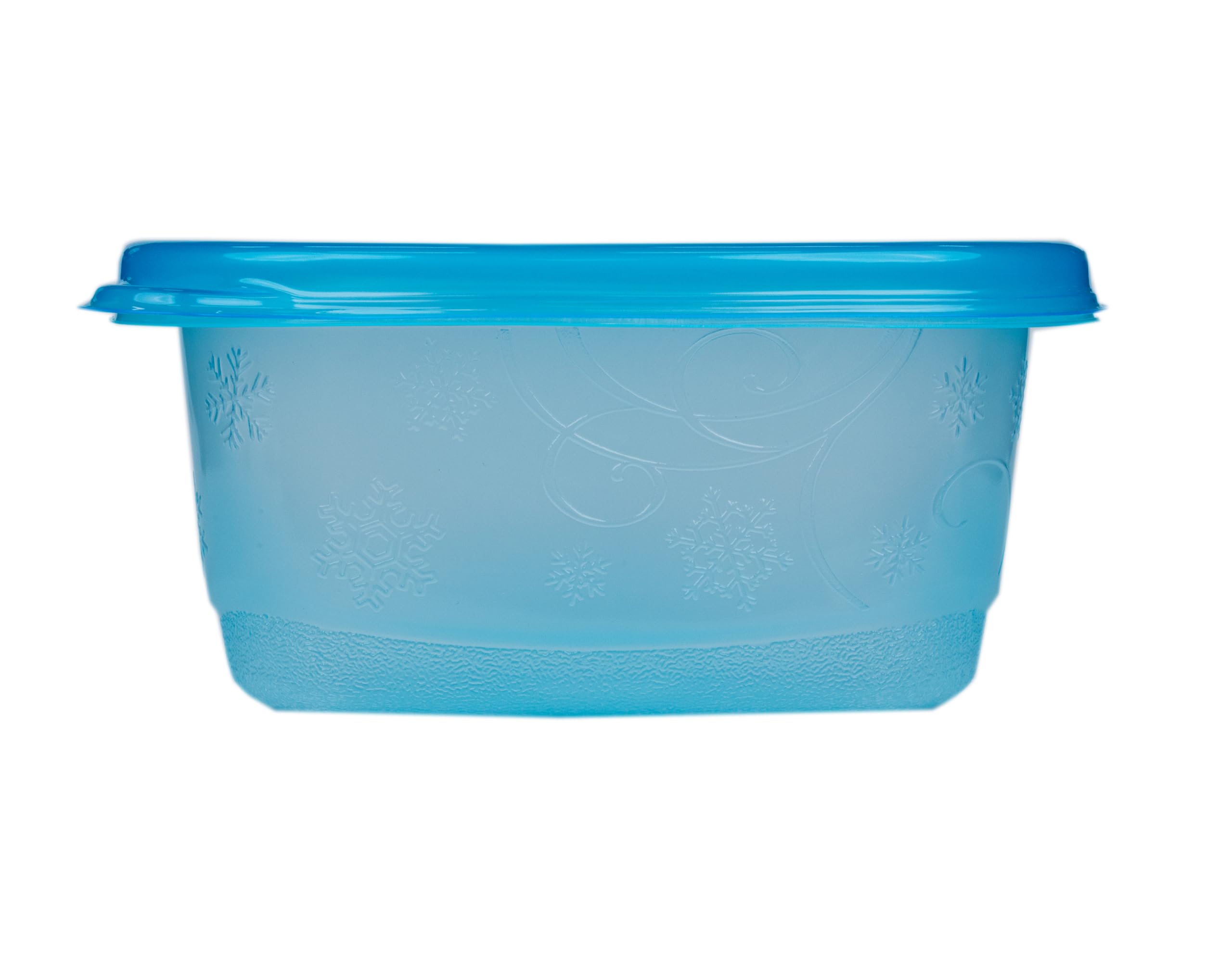Glad ware Gefriergeschirr-Frischhaltedosen, kleine Frischhaltedosen, kleine Behälter in rechteckiger Form, für bis zu 680 ml Lebensmittel, 4 Stück, 6 Stück