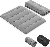 Vista 26 de KOMFOTT Colchón japonés de suelo, colchón futón enrollable de 4 pulgadas con funda lavable y bolsa de almacenamiento, colchón portátil