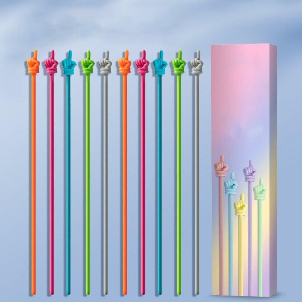 15 Puntatori A Dito Per Insegnanti In Resina - Bacchette A Mano Per Lettura E Aula, Colori Misti, 30,4 Cm - 2