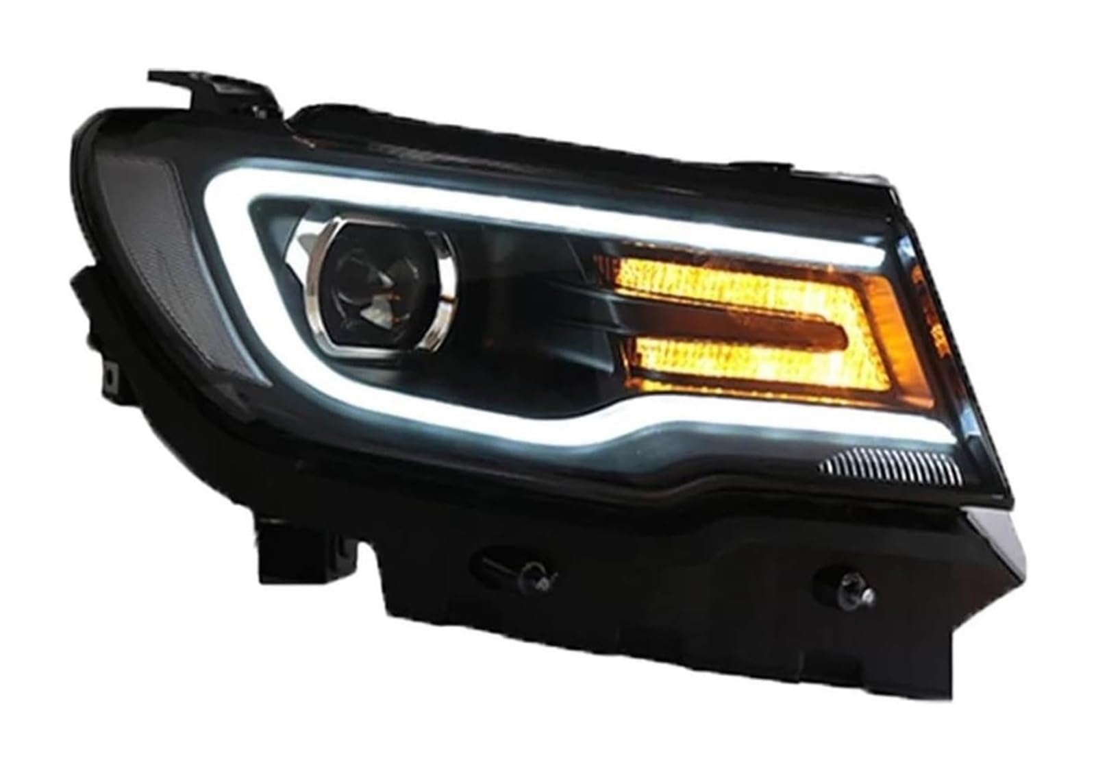 Reflektor przedni DRL Hid Bi Xenon dla Compass 2017-2018 Zespół optyczny samochodu (pełna dioda LED)