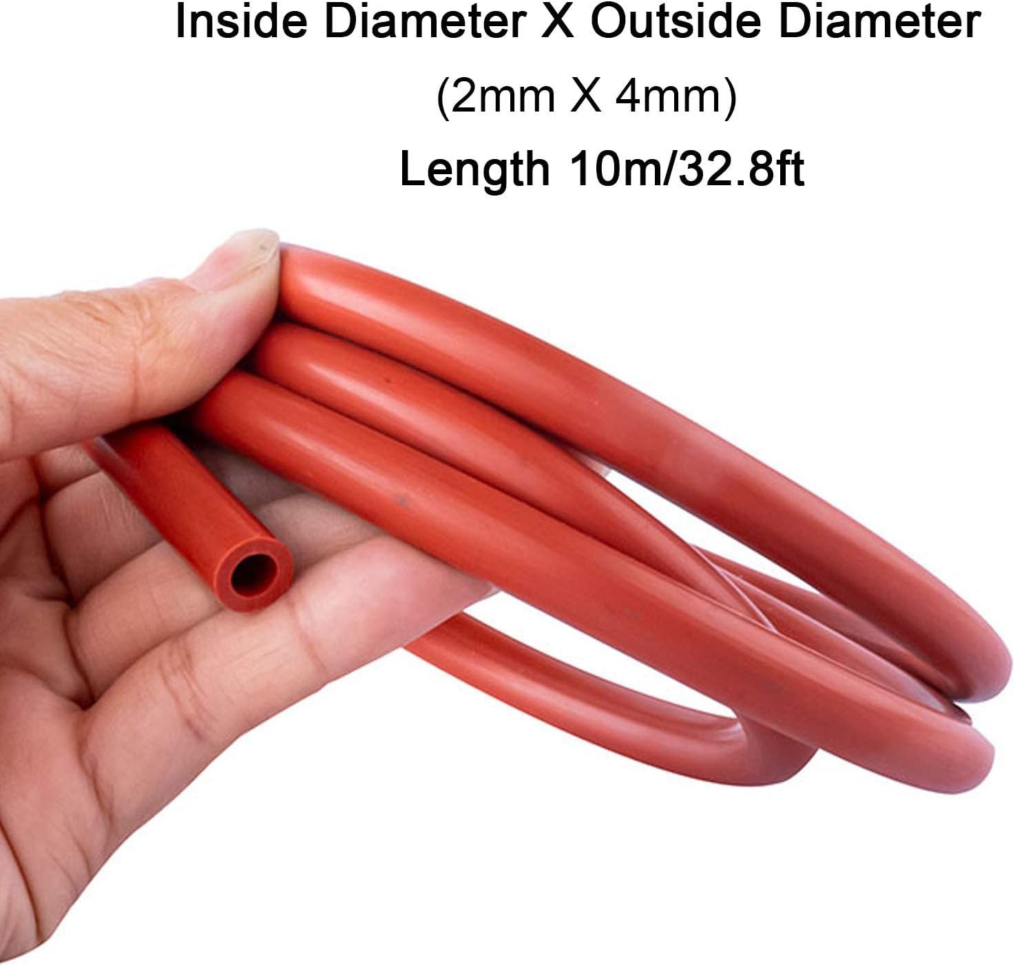 Tubi in silicone, tubi 'acqua for il trasferimento della pompa Multi-opzione(Length 10m 2 * 4mm)