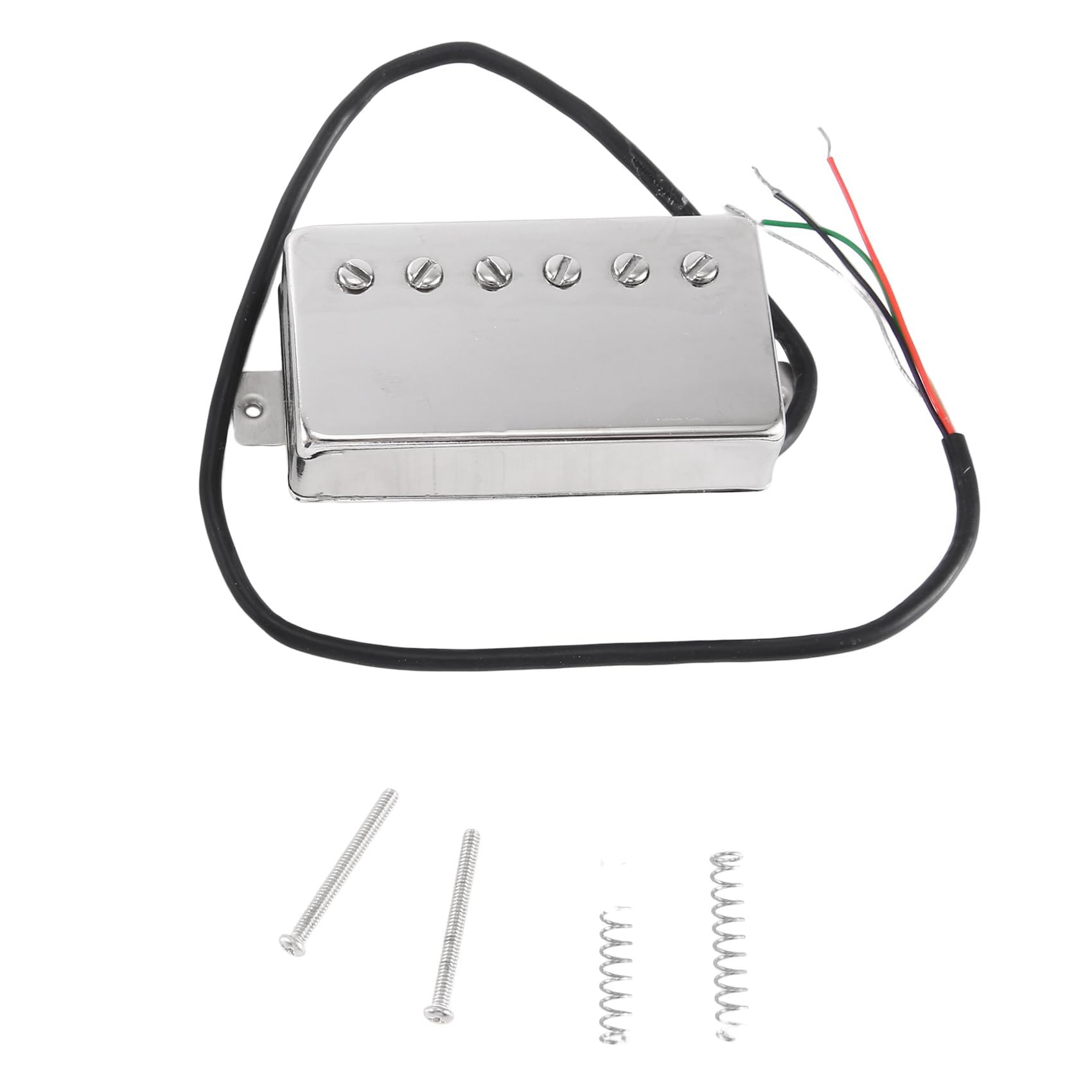 Alnico 5 zestaw przetworników humbucker gitarowy, chromowany przetwornik mostkowy i szyi, kompatybilny z akcesoriami gitarowymi LP