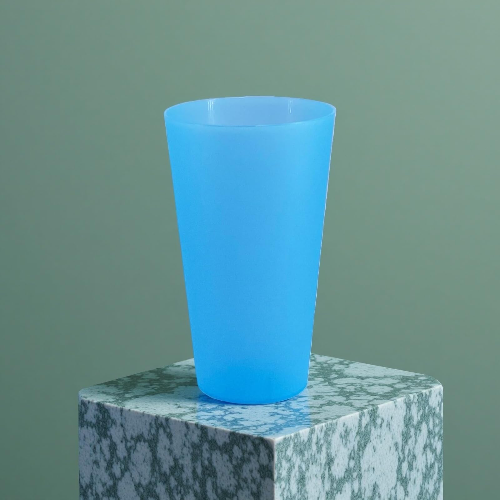 Vasos de plástico irrompibles de 32 onzas, juego de 12 vasos ligeros y grandes, reutilizables, sin BPA, aptos para lavavajillas, apilables