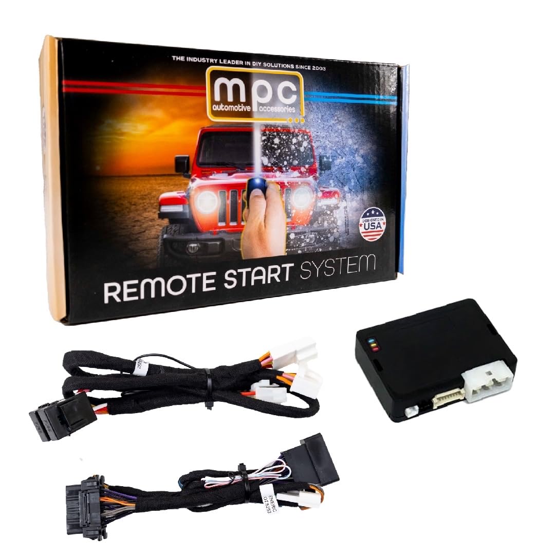 MPC Complete Factory Remote Activated Remote Start Kit Compatible with 2005-2008 Nissan 350Z Key-to-Start - with T-Harness - Firmware Preloaded