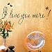 Wall Sticker, Hatop I Love You More Wall Sticker Letters Words Baby Kids Room Bedroom Art Wall Decor