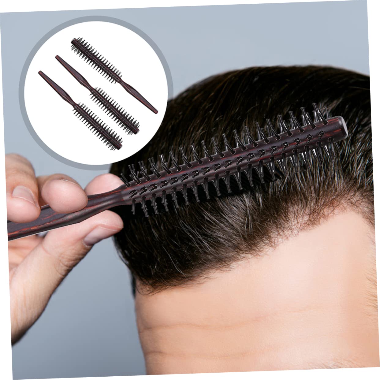 FRCOLOR 5 Sets Friseurkamm Zum Föhnen Runde Rollbürste Für Haarstyling 2 Stück * 5